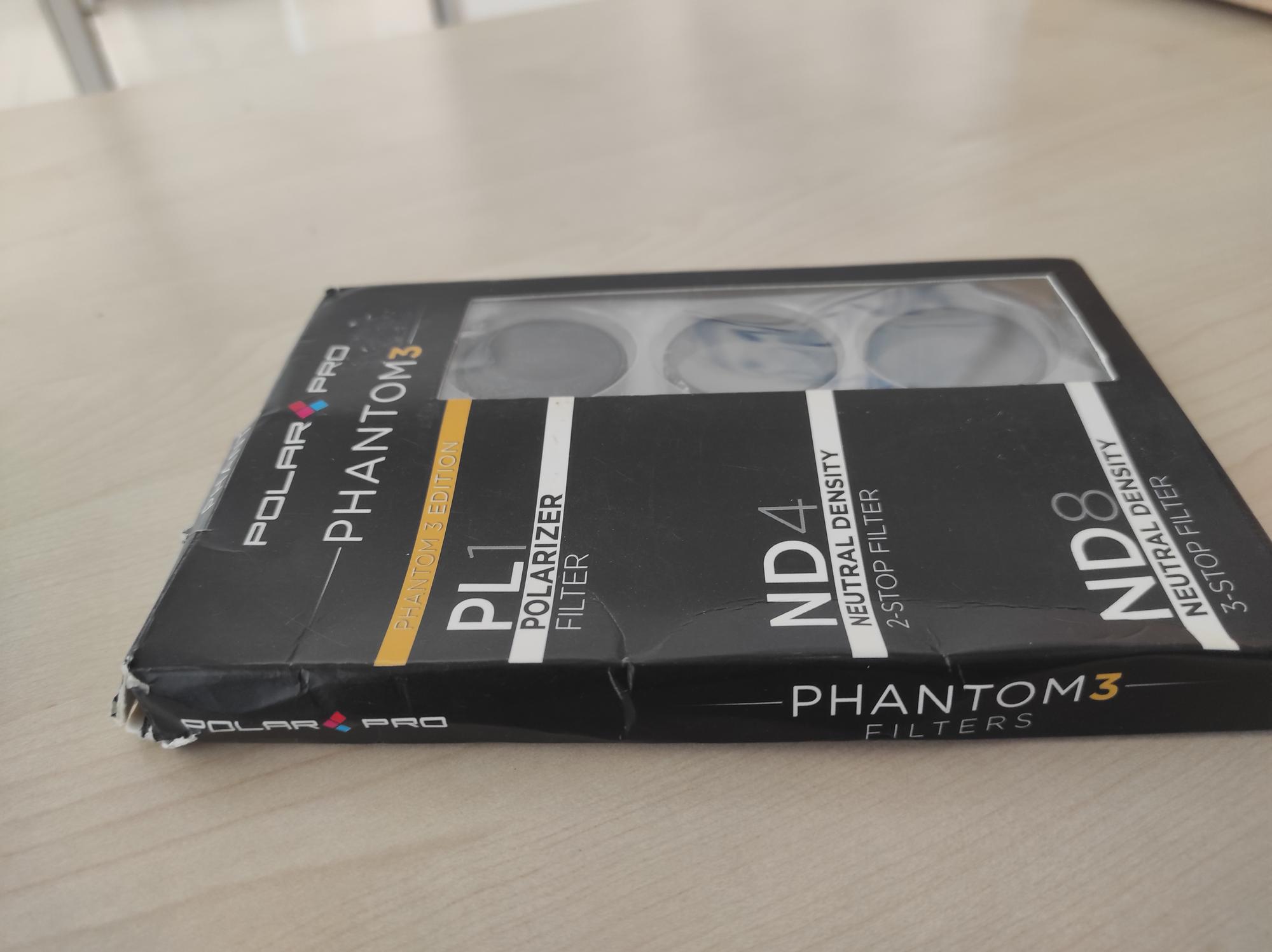 Dji Phantom 3 Filtre Set (PL1-ND4-ND8)